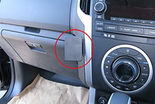 Load image into Gallery viewer, Passenger Side Phone/UHF Mic Bracket DMAX, MUX 2012-2020 & Colorado 2012-2017 – 654799