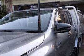 Toyota Hilux N80 2015+ & Fortuna Bonnet Antenna Bracket - Passenger