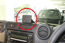 Centre Mount Phone/UHF Mic Bracket 70 Series LandCruiser 2008-2023 – 654467