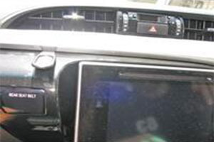 Left Angled Phone/UHF Mic Bracket Toyota Hilux 2016-2025 - 655176