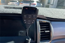 FORD PX2 PX3 Passenger Side LHD Ranger, Raptor and Everest Fixed UHF Mic Bracket
