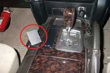 Load image into Gallery viewer, Console Mount Angled Phone/UHF Mic Bracket 200 Series LandCruiser 2008-2015 – 634560