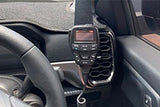 FORD Next Generation Ranger, Raptor and Everest Fixed Mobile Phone or UHF Mic Bracket Right of Steering Wheel With GME MB207 Magnetic Mic Holder