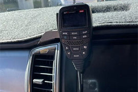 FORD PX2 PX3 Passenger Side RHD Ranger, Raptor and Everest Fixed UHF Mic Bracket with GME Magnetic Mic Holder